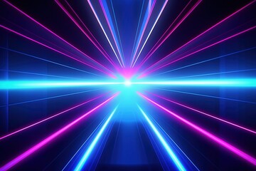 abstract futuristic background with pink blue glowing neon moving high speed wave lines and bokeh lights. Data transfer concept Fantastic wallpaper