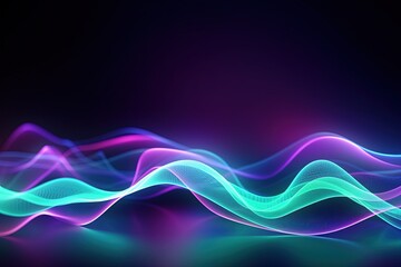 abstract futuristic background with pink blue glowing neon moving high speed wave lines and bokeh lights. Data transfer concept Fantastic wallpaper