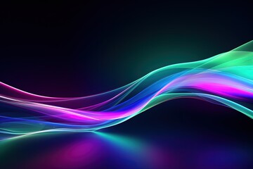 abstract futuristic background with pink blue glowing neon moving high speed wave lines and bokeh lights. Data transfer concept Fantastic wallpaper