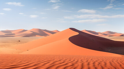 Fototapeta na wymiar Panoramic view from Dune at landscape