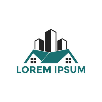 real estate logo vector. building and real estate company logo vector