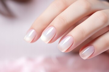 French manicure background