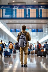 Man at the airport