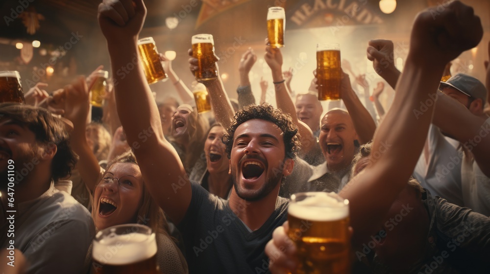 Wall mural Capturing the Bavarian Spirit: Oktoberfest Moments