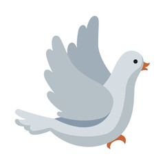 white dove bird icon