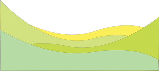 Obraz premium Wave Footer