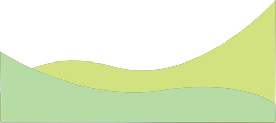 Fototapeta premium Wave Footer