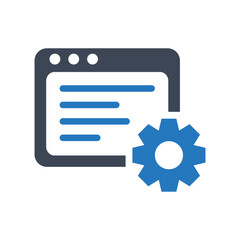 Search engine optimization vector icon