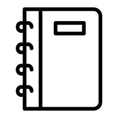 sketchbook outline icon