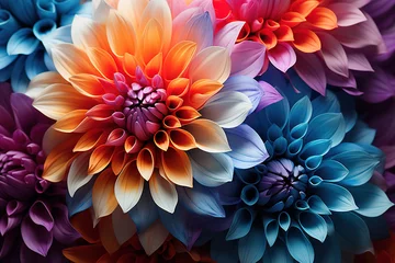 Türaufkleber Close-up, Colorful Flower © IMAGE