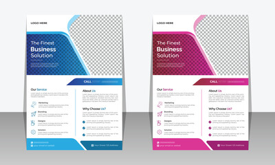 Business Flyer Design Template for your business advertisements.