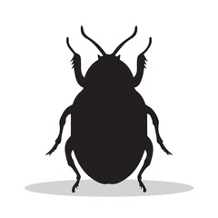 Beetle Silhouette, cute Beetle Vector Silhouette, Cute Beetle cartoon Silhouette, Beetle vector Silhouette, Beetle icon Silhouette, Beetle Silhouette illustration, Beetle vector	