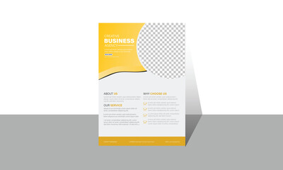 creative and new design for flyer design.