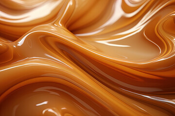 Liquid caramel background