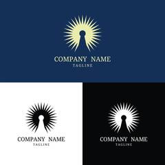 Fototapeta premium vector sun people logo template