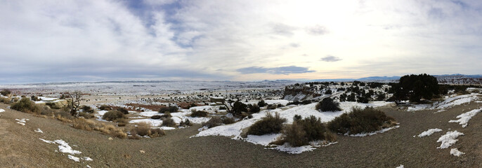 Snow Carpet in Southern Utah