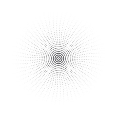 Fototapeta premium a circular pattern with black color dots on it, them set, cmyk vector illustration of a flower with a circle and a dot,mandala vector