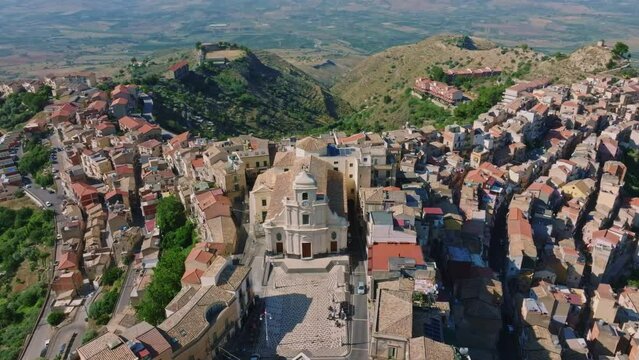 Centuripe (Sicily, Italy) Drone