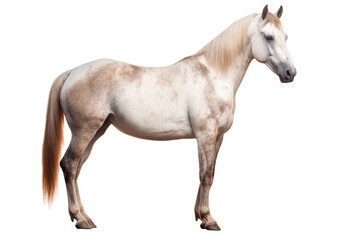 Campolina horse isolated on transparent background.