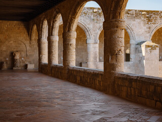 Rhodes, Greece - April 21, 2023: Archeological Museum of Rhodes Town