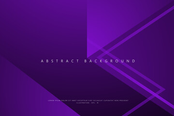 Abstract Geometric modern with Violet color background for template, poster, flyer design. Vector illustration