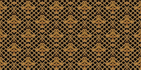 Seamless Ethnic Pattern. Gypsy Ethnic Embroidery.