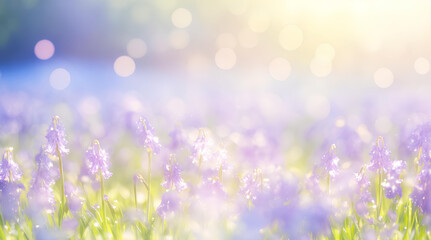 Nature background, flowers in the garden.AI