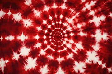 Red white tie dye background