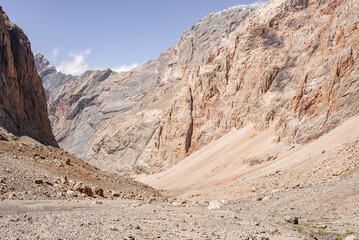 Fann Mountains in the heart of Tajikistan