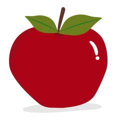 red apple