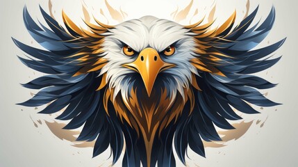 super cool eagle - obrazy, fototapety, plakaty