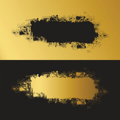 Brush stroke grunge texture template paint strokes banners