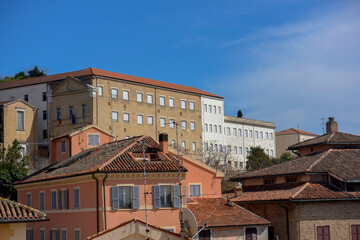 Fototapeta premium Old build in ancona Italy famoso place