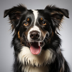 Fototapeta premium cute border collie dog
