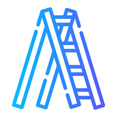 ladder Line Gradient Icon