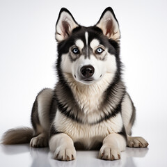 Fototapeta premium Cute Siberian Husky Dog