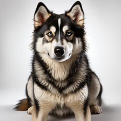Obraz premium Cute Siberian Husky Dog