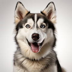 Fototapeta premium Cute Siberian Husky Dog