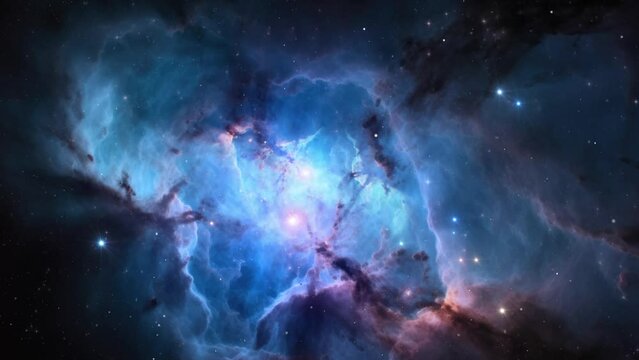 Nebula in deep space
