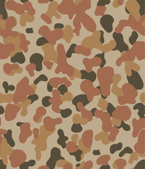 Camouflage background with halftone effect