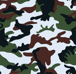 Army camouflage vector seamless pattern texture military camouflage repeats seamless army design vector background