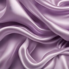 Obraz premium Soft and beautiful pastel purple shiny satin silk swirl wave background banner.