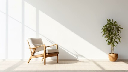 interior design of a minimalist room