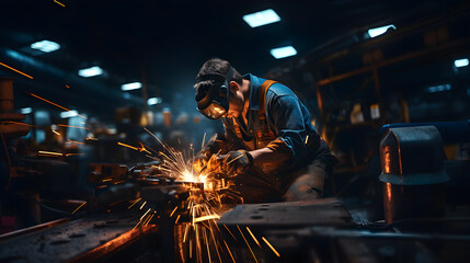 Within manufacturing facilities, there are dedicated workers and welders who specialize in arc welding, ensuring the assembly of metal parts.