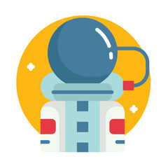 astronaut of space vector illustration icon