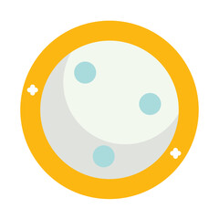 mercury of space vector illustration icon