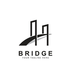 Bridge Logo Template vector icon