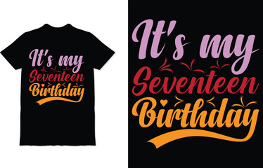 Here is my birthday t-shirt design. This design features an environment of happiness with mentioning the age. Hope this design will catch your attention.