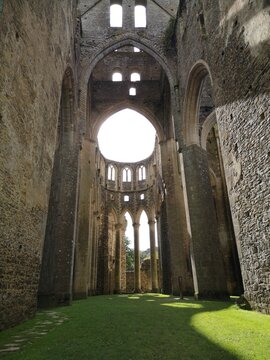 Ruines de l'abbaye de Hambye en Normandie