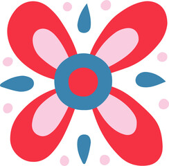 Abstract geometric shape, modern geometric element. Trendy minimalist basic figure,vector graphic design. Pink color.